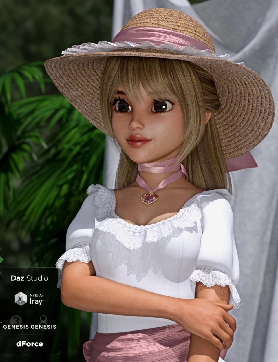 Laura Hair与dForce为创世纪3和8女(s)