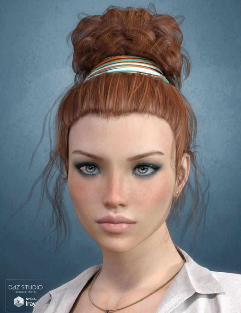 Lauran Hair for Genesis 3 Female(s)