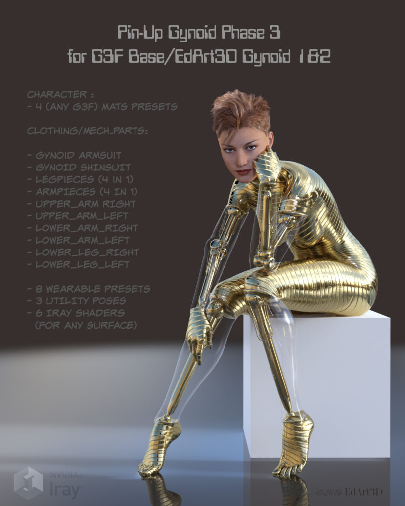 G3F Base的Gynoid Phase3美女丰腴1和2