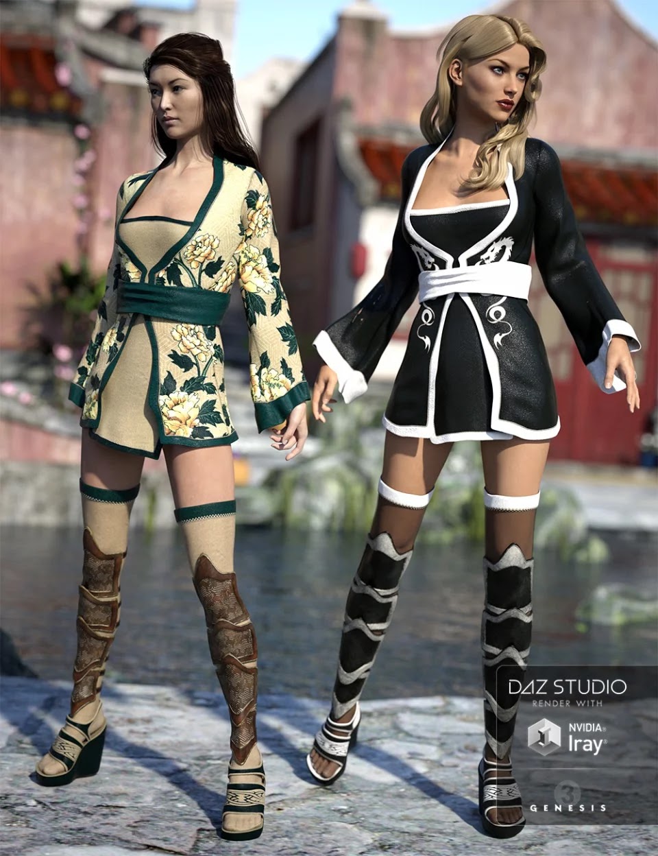 红色百合花服装纹理