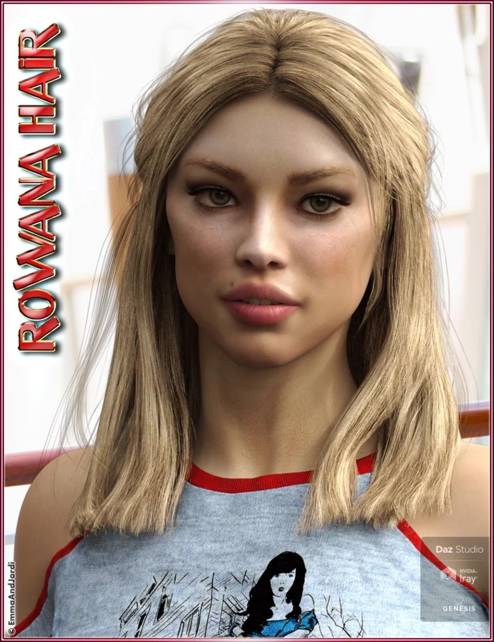Rowana头发为创世纪8女(s)