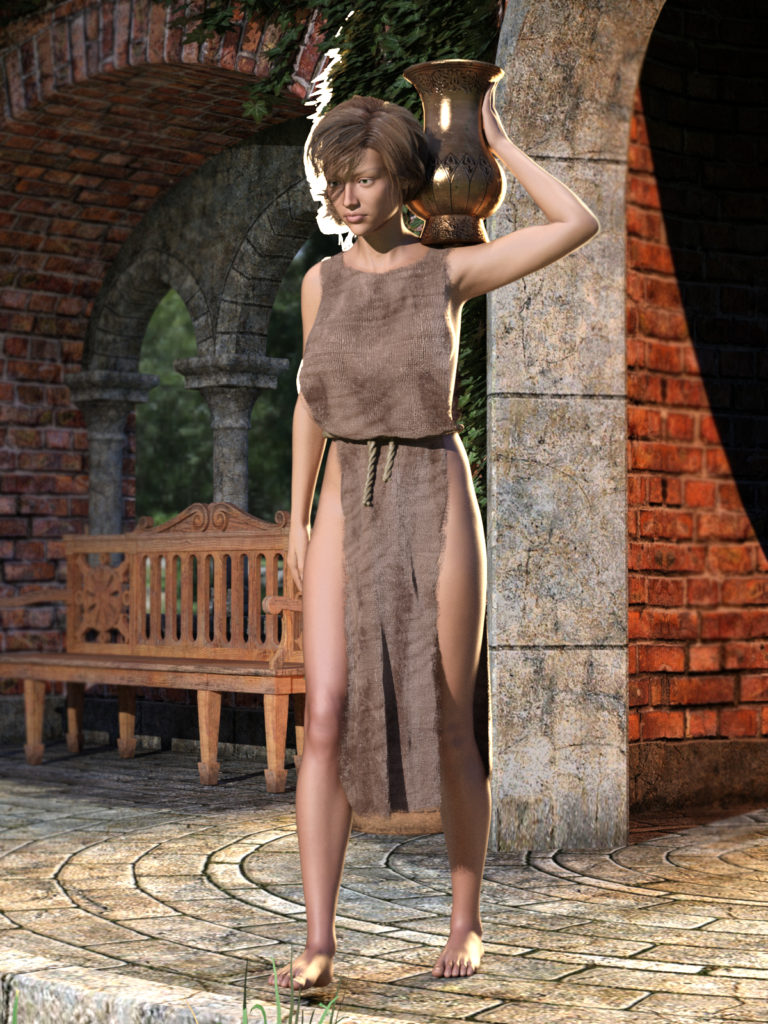 SY Rag Tunic dForce Iray创世纪8女