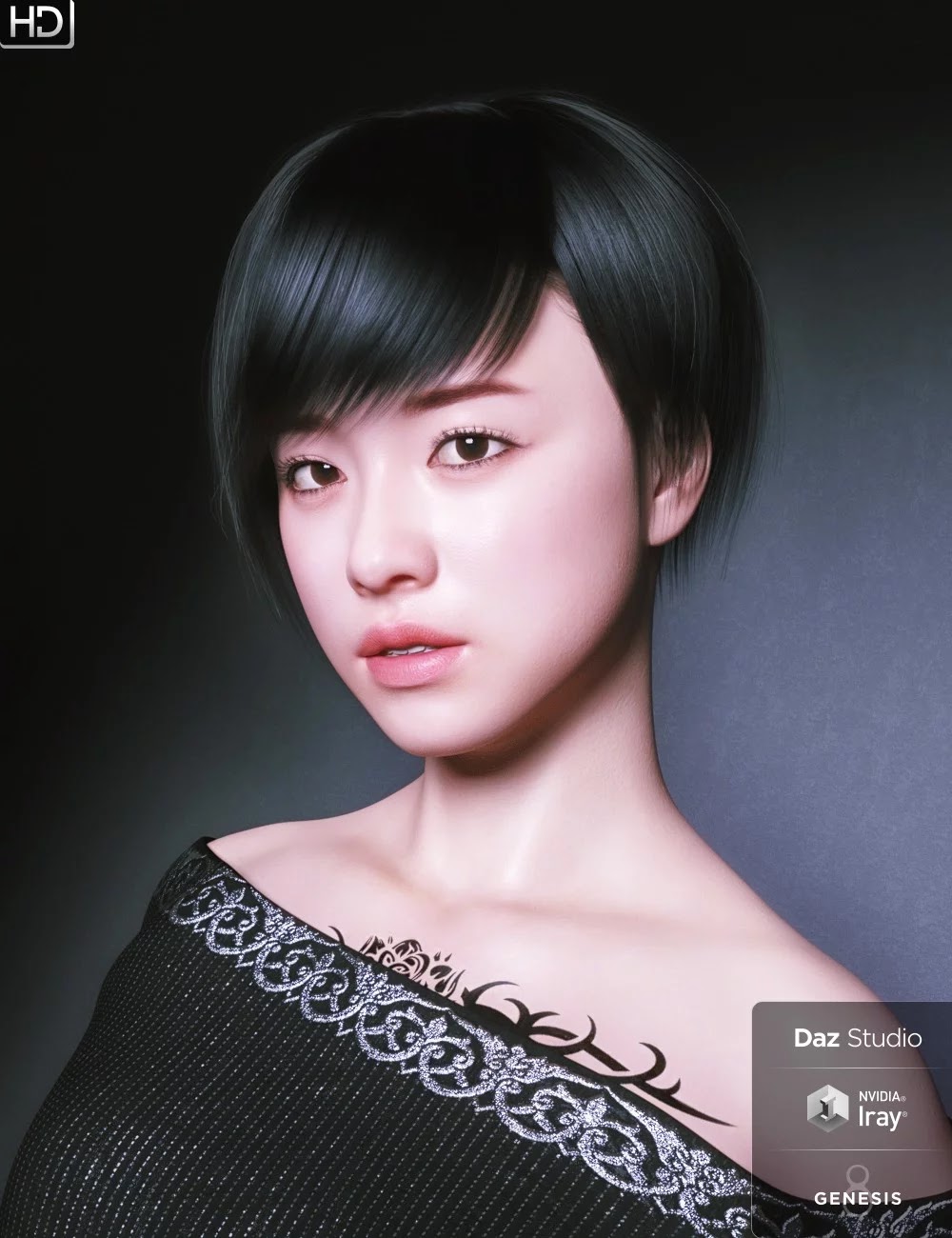 Saya高清人物和头发创世纪8女性