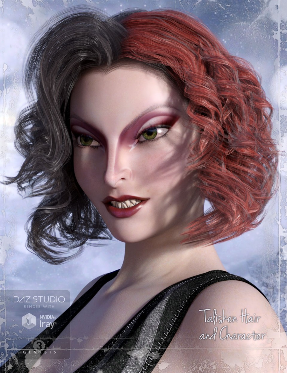 Talisken头发和角色创世纪3的女性(s)