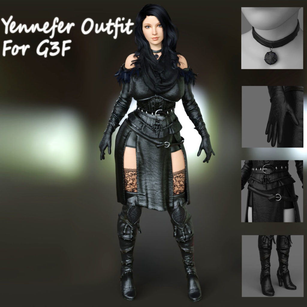 G3F的Yennefer服装