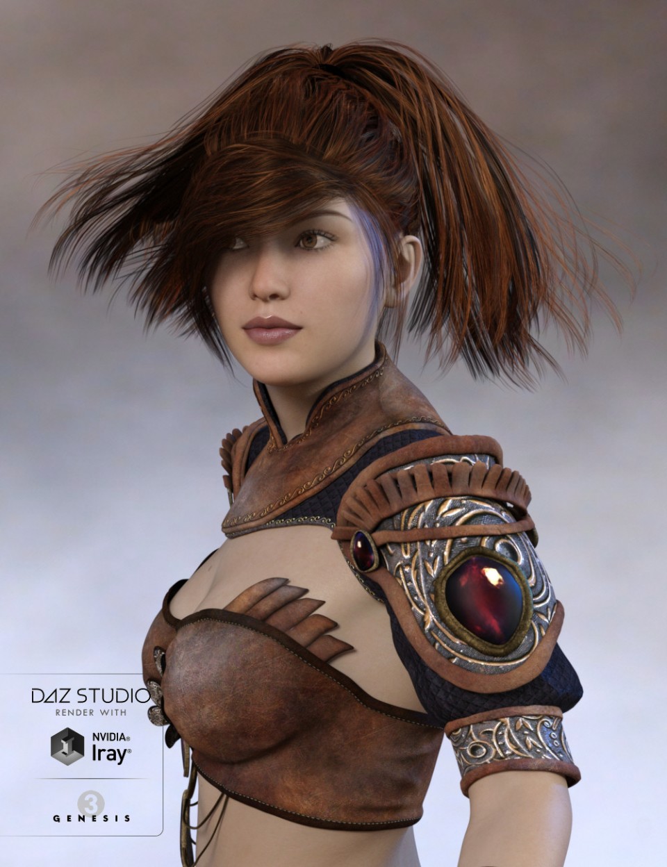 batatibat Hair for Genesis 3 Female(s)