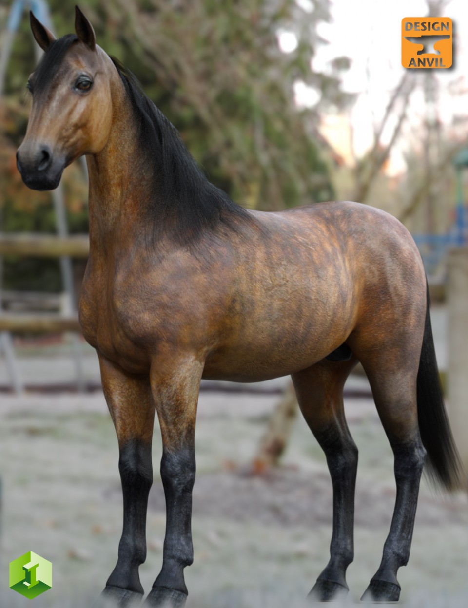 DA Horse 2 Iray材质预设