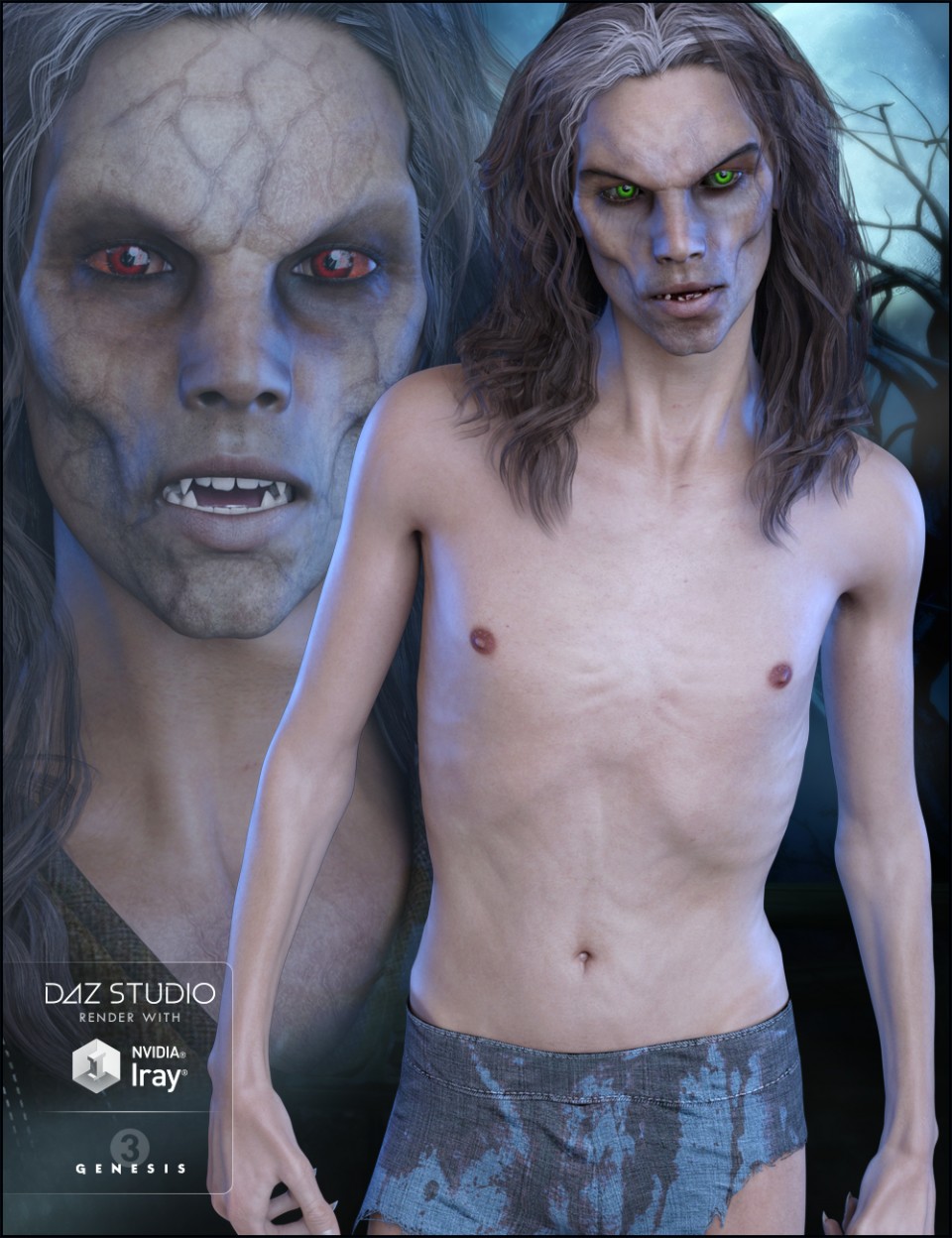 FWSA Lorcan HD for Genesis 3 Male(s)