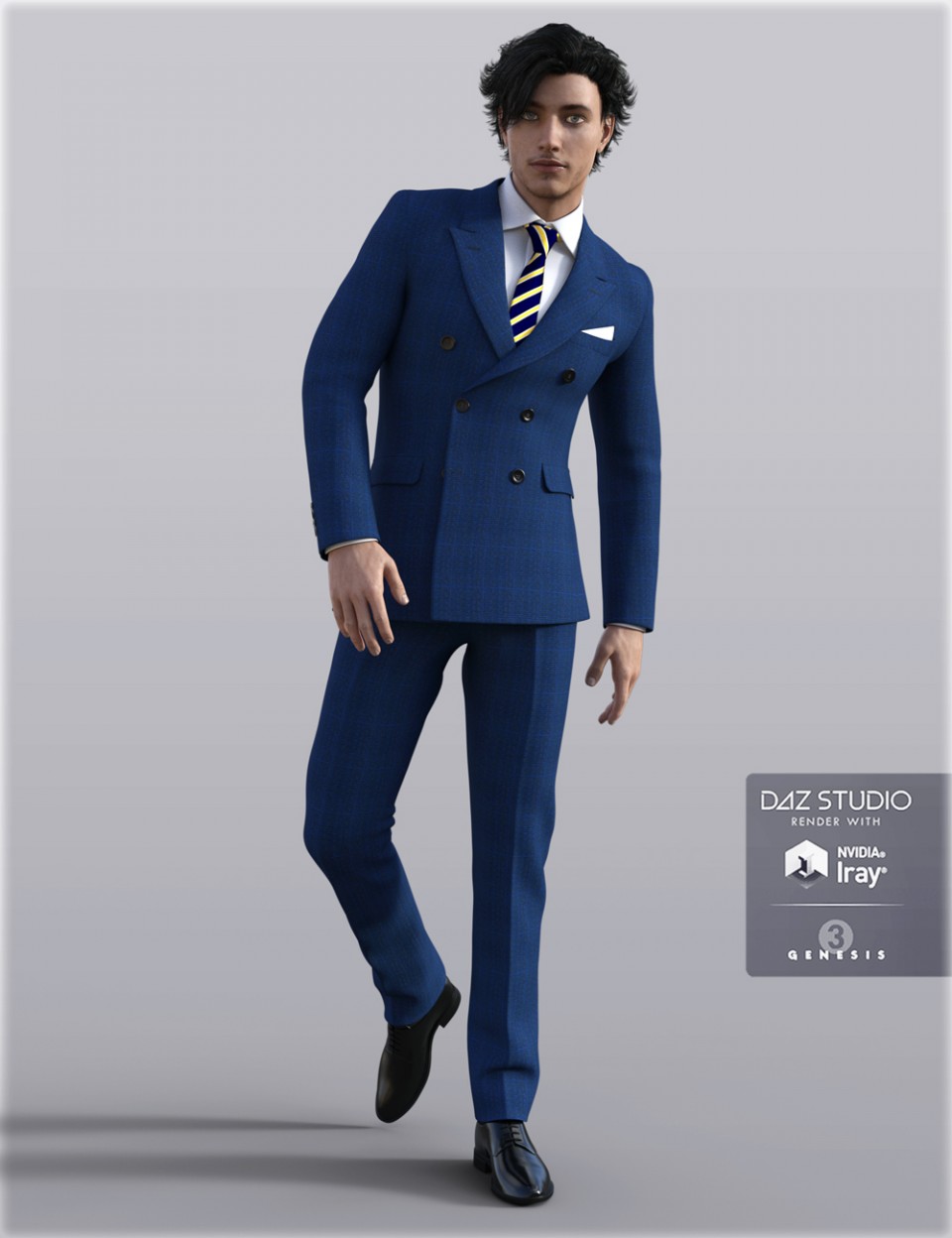 H&C商务套装B for Genesis 3 Male(s)