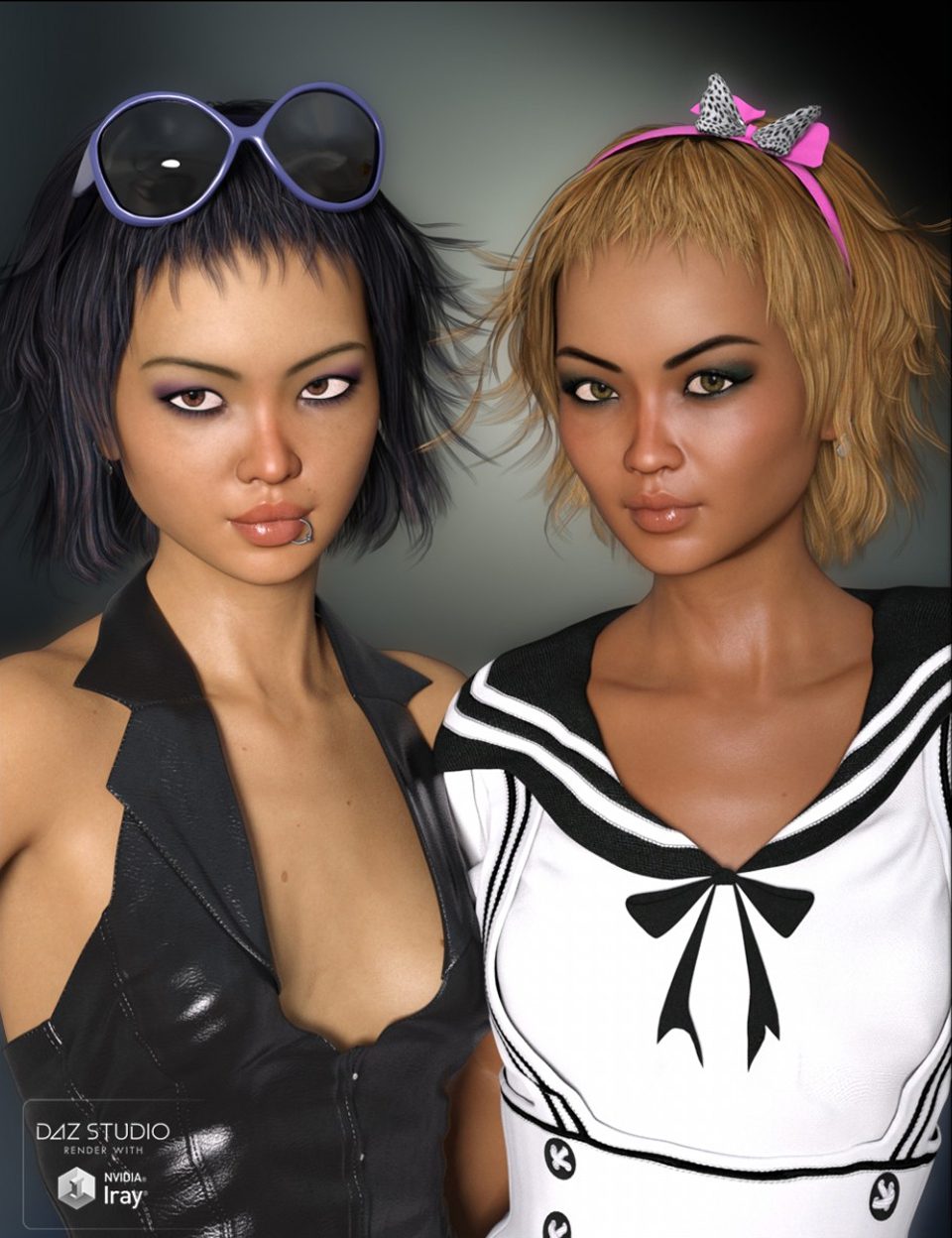 Kono Hair for Genesis 3 Female(s)