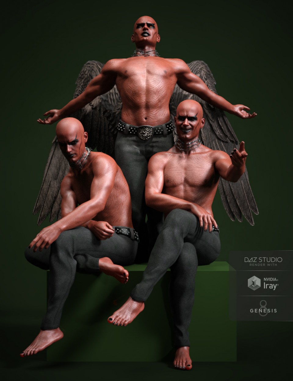 RealDevil为创世纪8男摆姿势