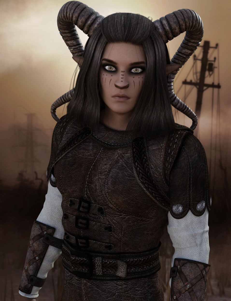 Satyrn Hair for Genesis 3 Male(s)