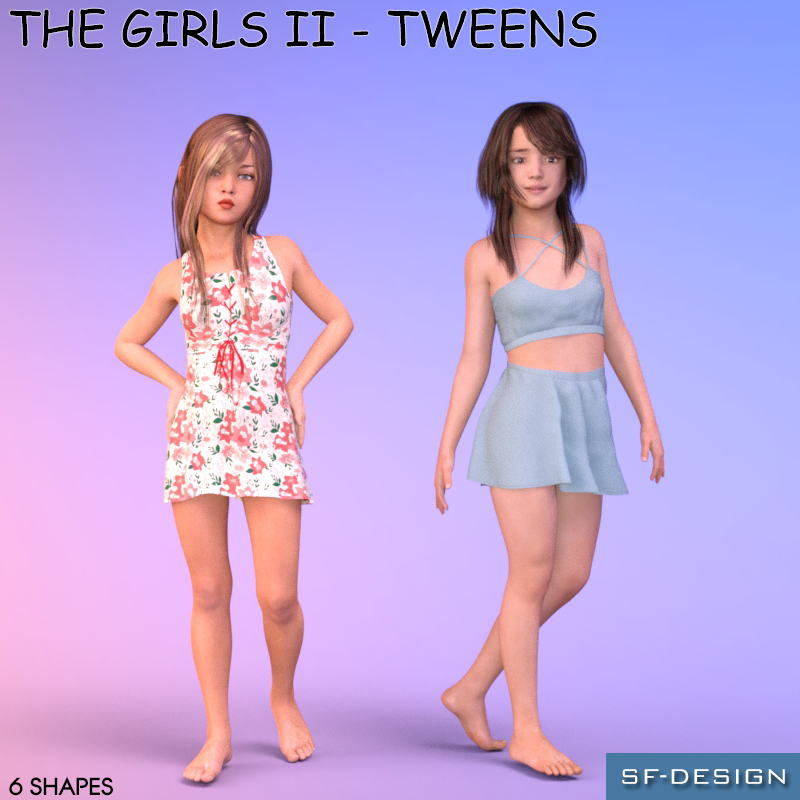 女孩II -少女-形状为创世纪3的女性