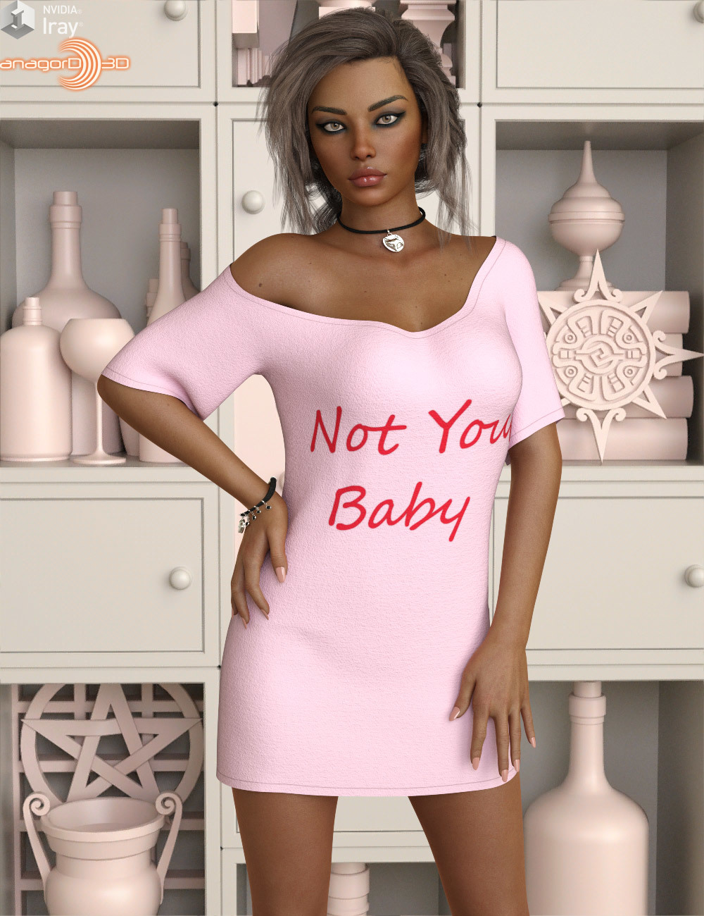 VERSUS - dForce XXL Shirt for Genesis 8 female