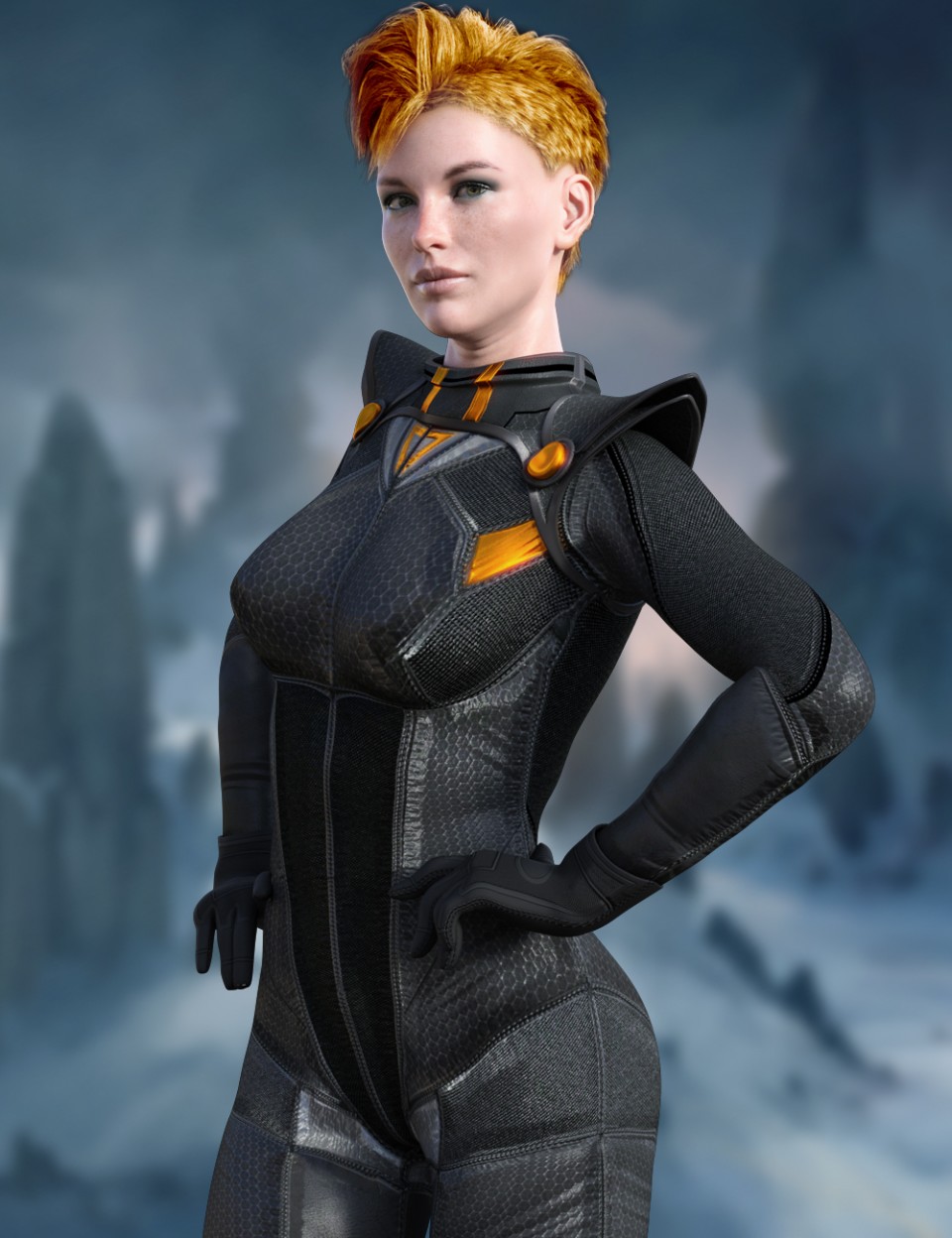 X-Fashion Sci紧身衣4 for Genesis 8 Female(s)