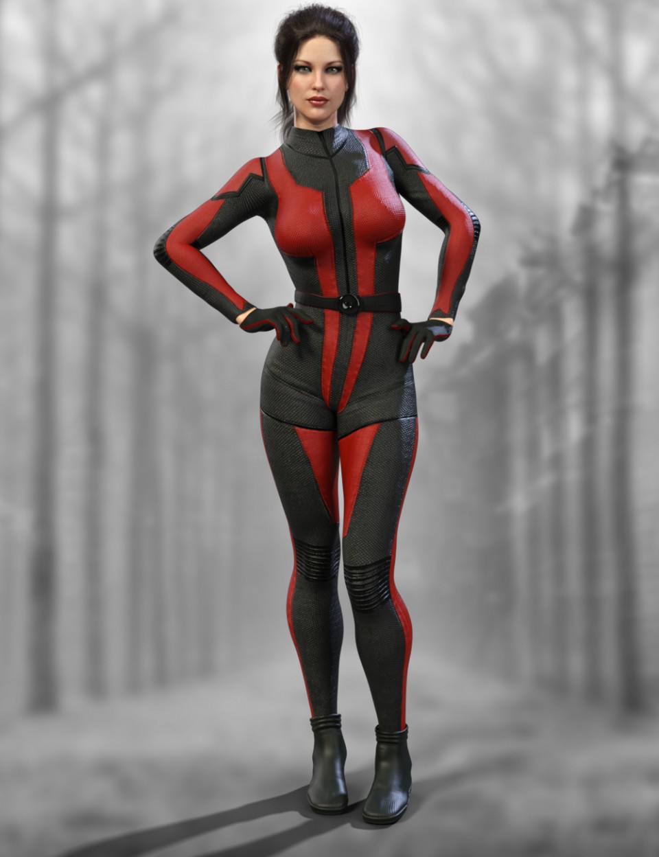 X-Fashion wasp girls Outfit for Genesis 8 Female(s)