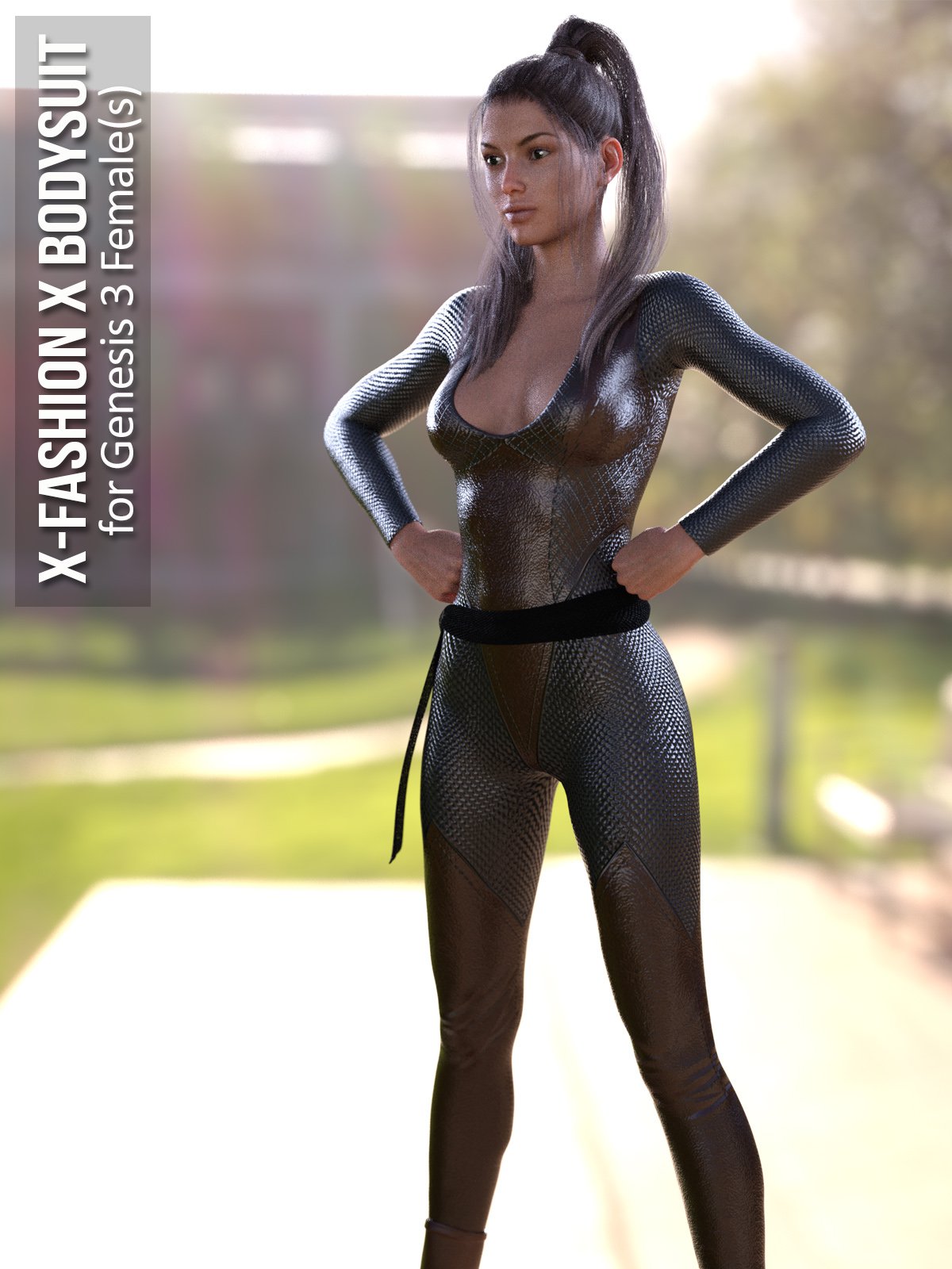X- fashion X Bodysuit for Genesis 3 female