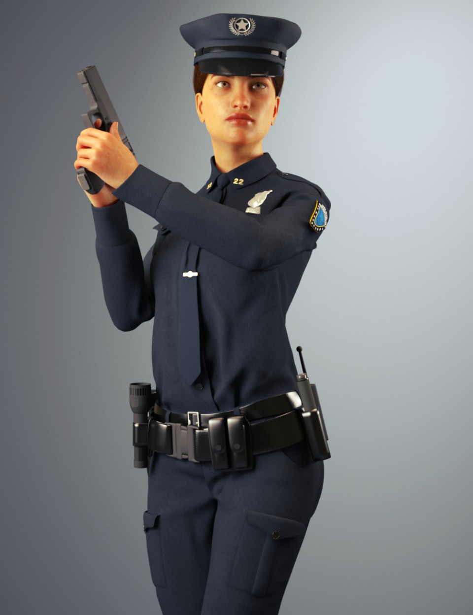 dForce创世纪8女警官装备