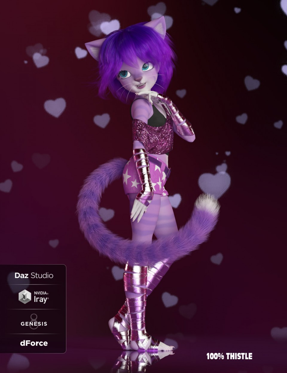 dForce Thistle Outfit for Genesis 8 Female(s)