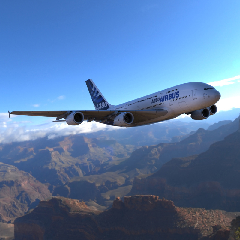 用于波前objj和Vue的空客A380