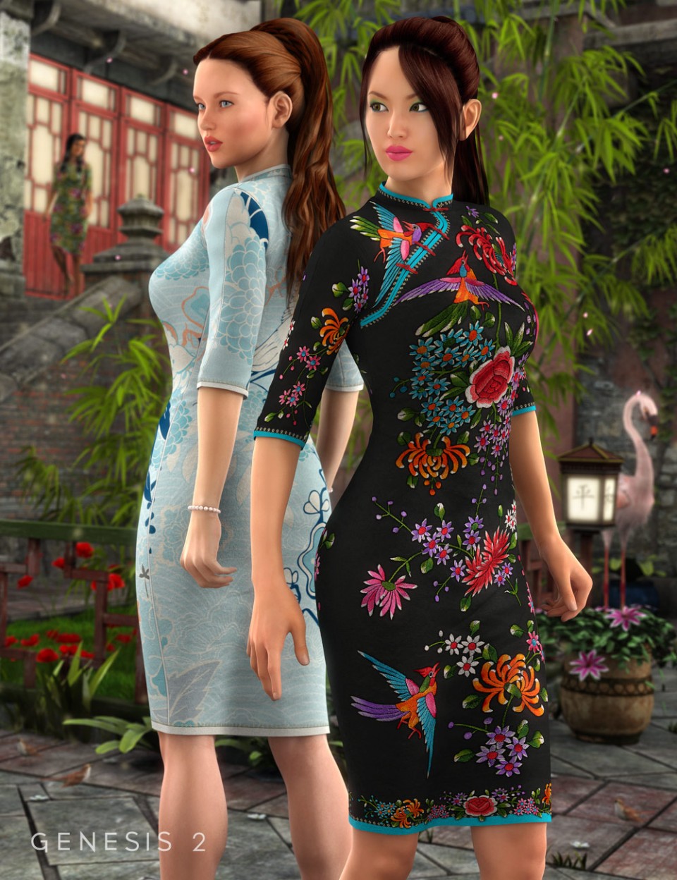 旗袍礼服材质