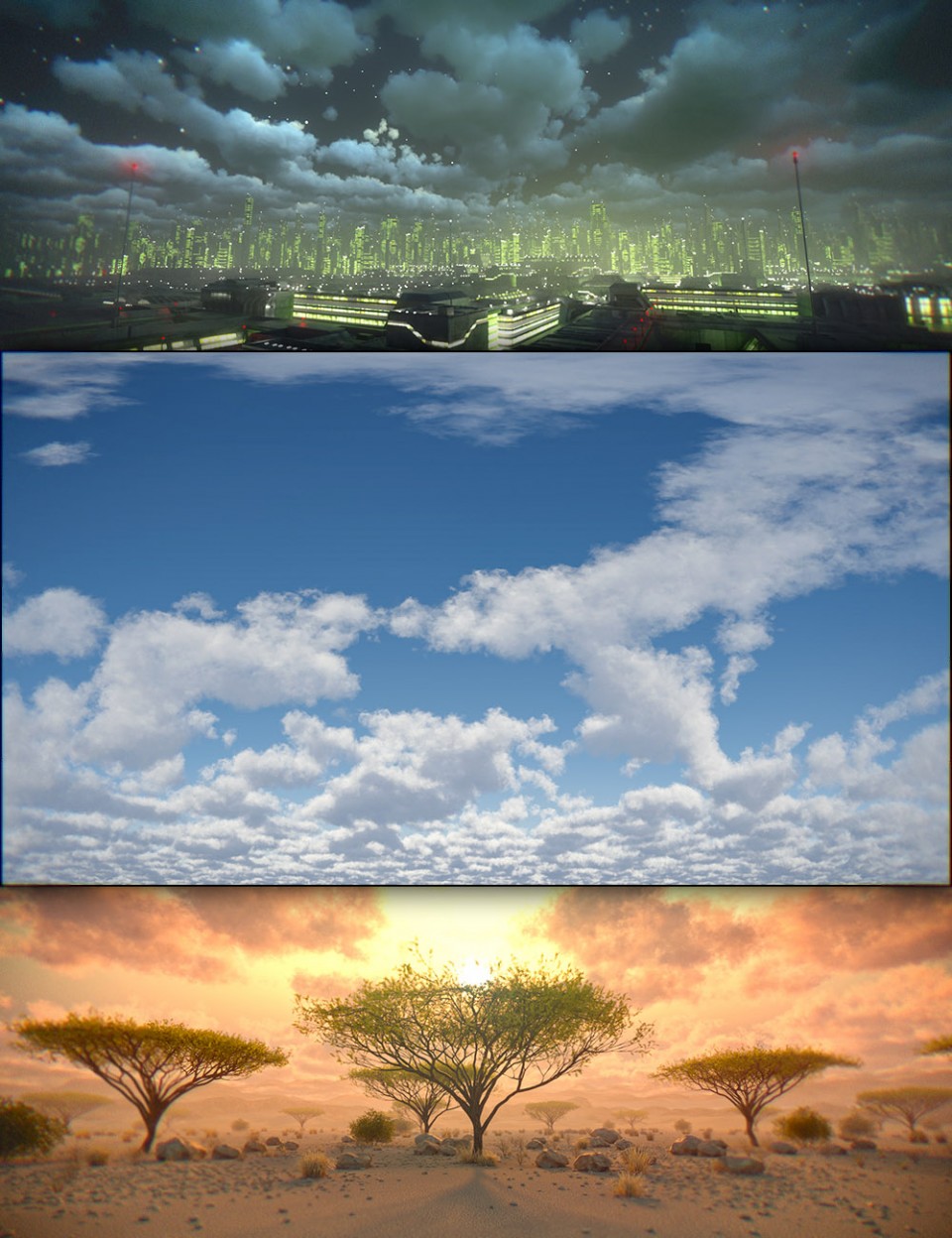 Cloudscape Creator -天空覆盖的Iray