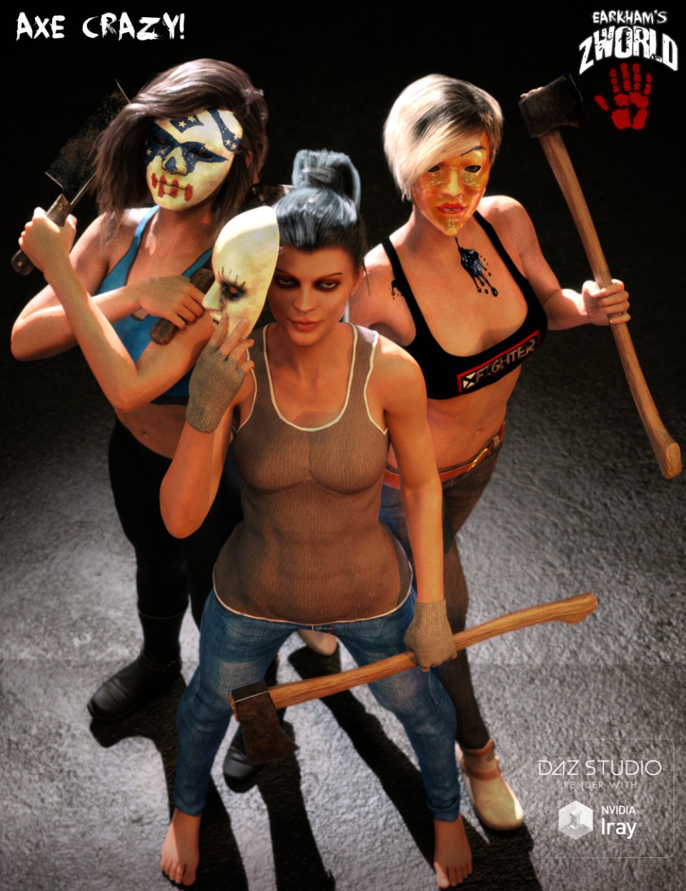 EArkham的ZWorld Axe Crazy Splat包