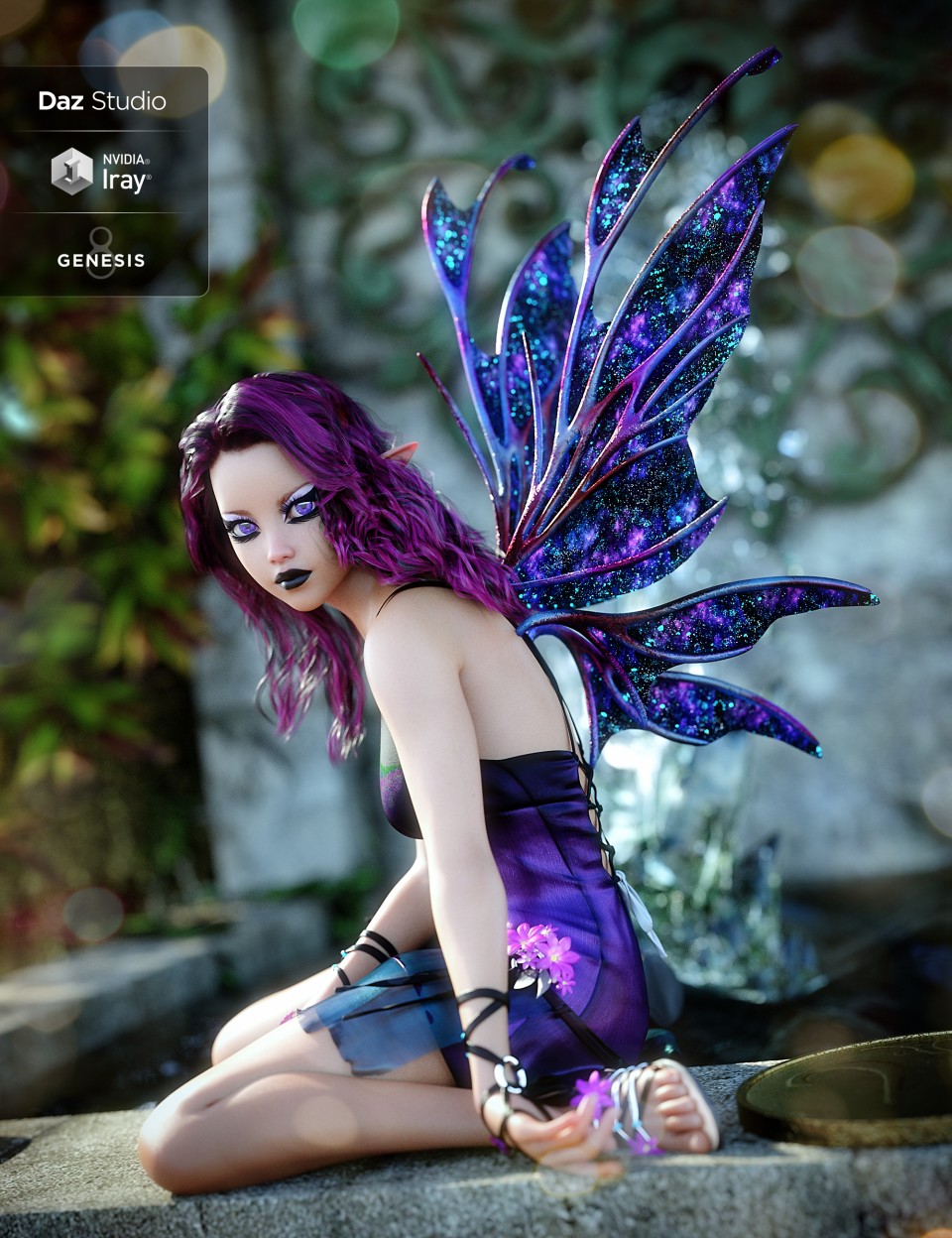 Genesis 8 male的梦幻精灵翅膀&女性