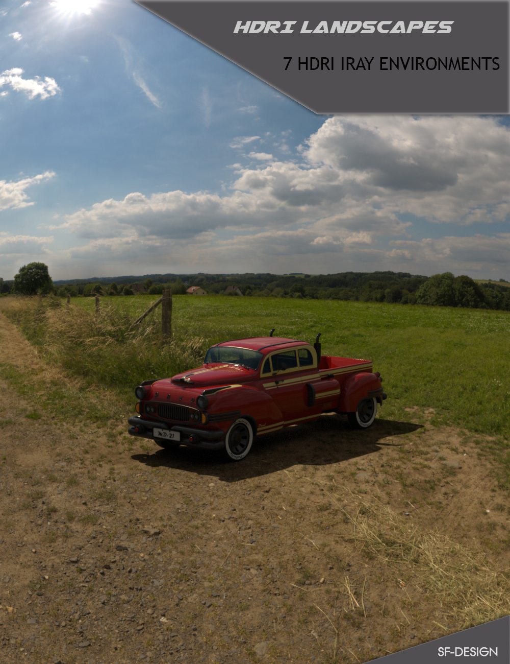 HDRI Iray户外景观环境