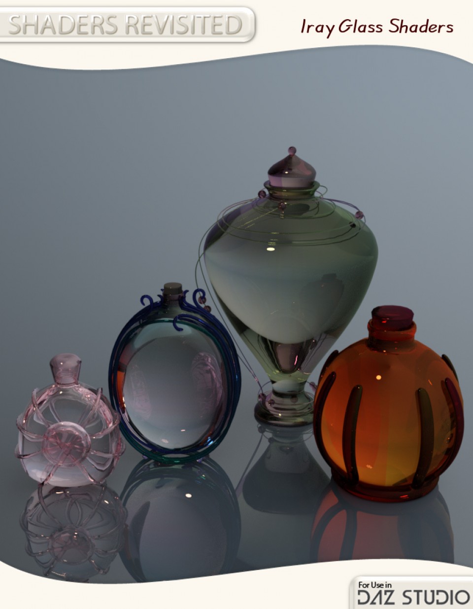 DAZ Studio的Iray玻璃着色器