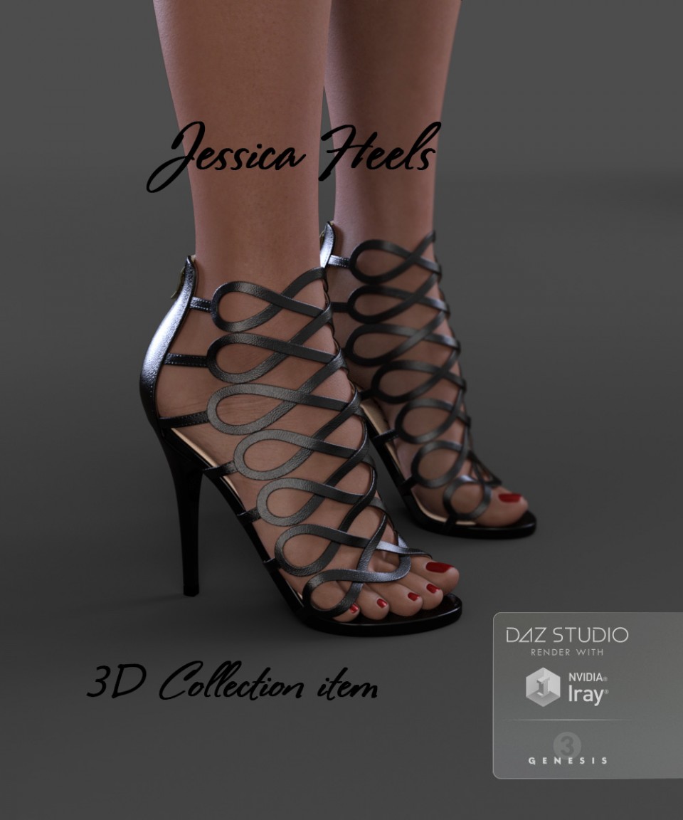 Jessica Heels for Genesis 3 Female(s)