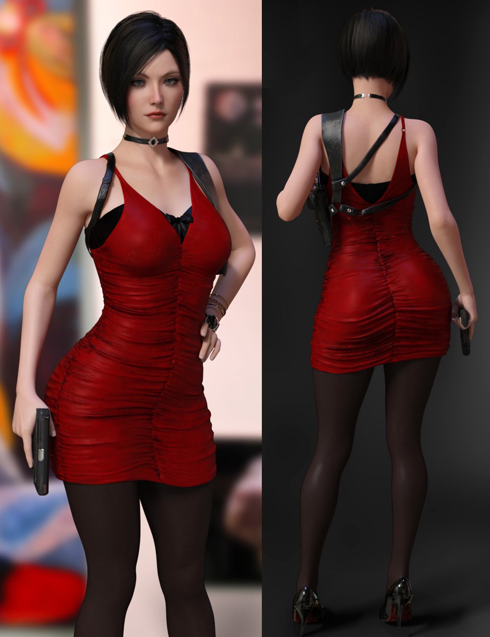 RE2 Ada Wong的G3F装备