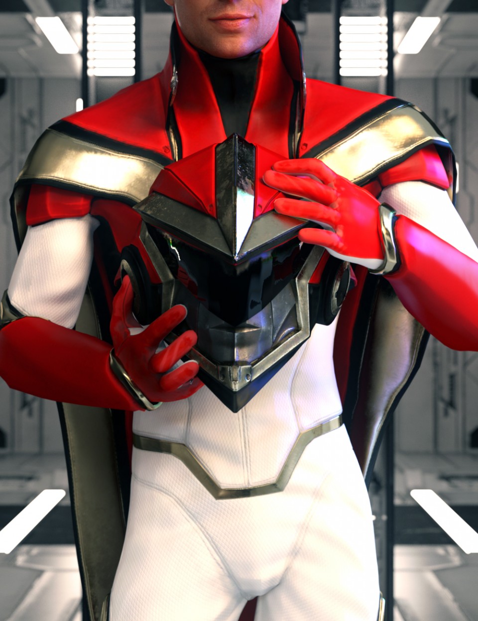 Regal Star Lance Outfit for Genesis 8男(s)