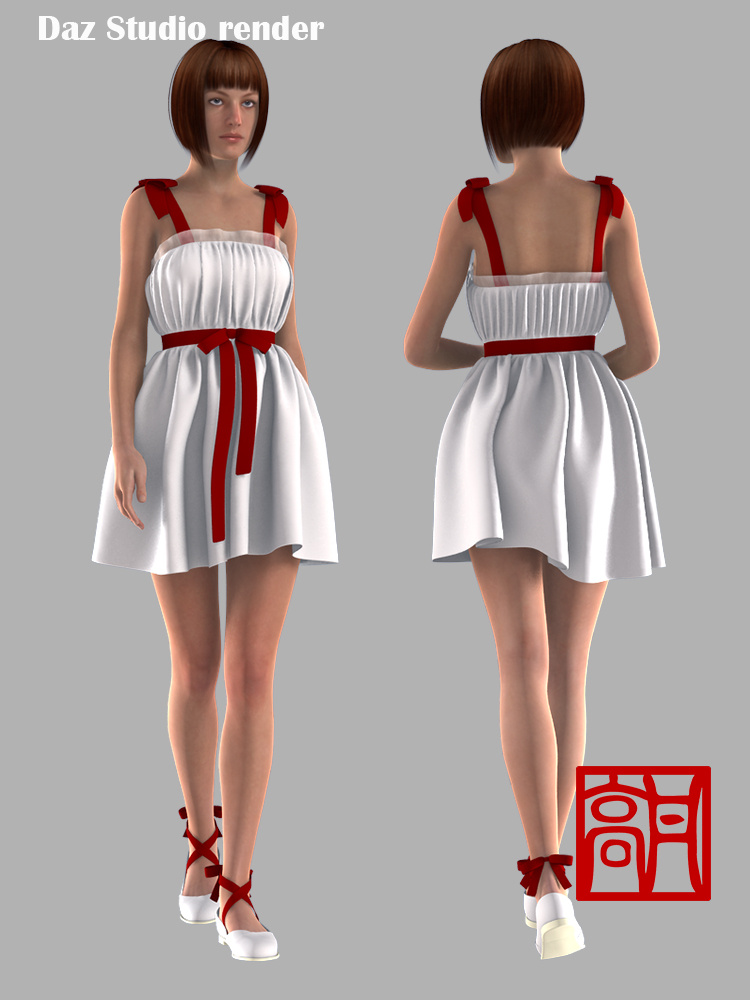 缎带蝴蝶结礼服G2F