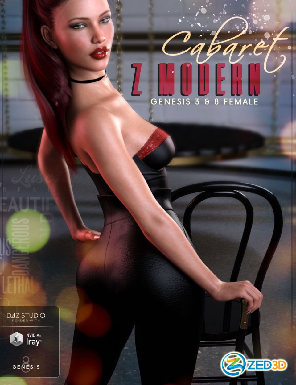 Z现代卡巴莱-道具和姿势创世纪3和8女性