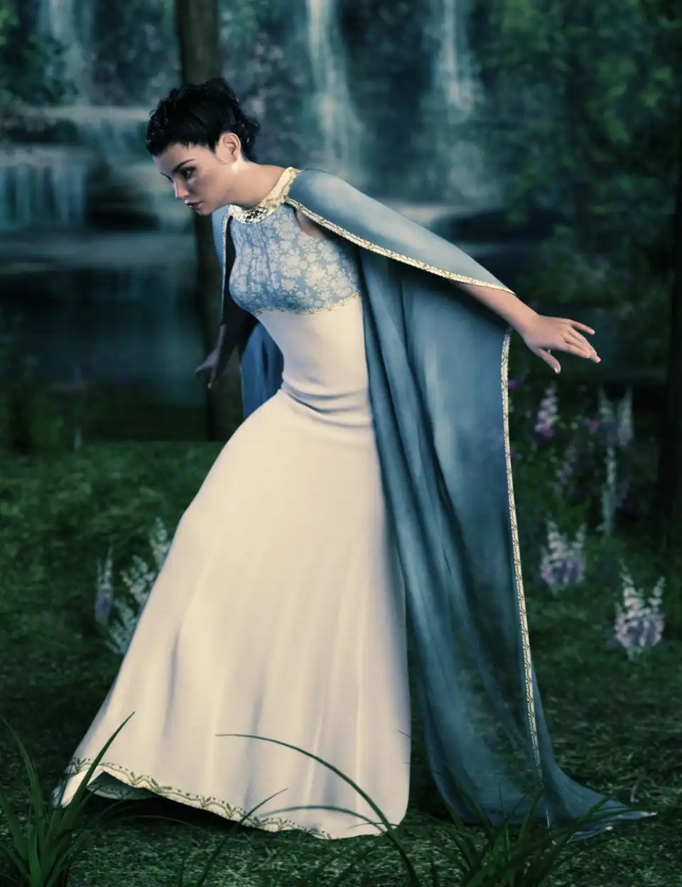 dForce Avalon Outfit for Genesis 8 (s)