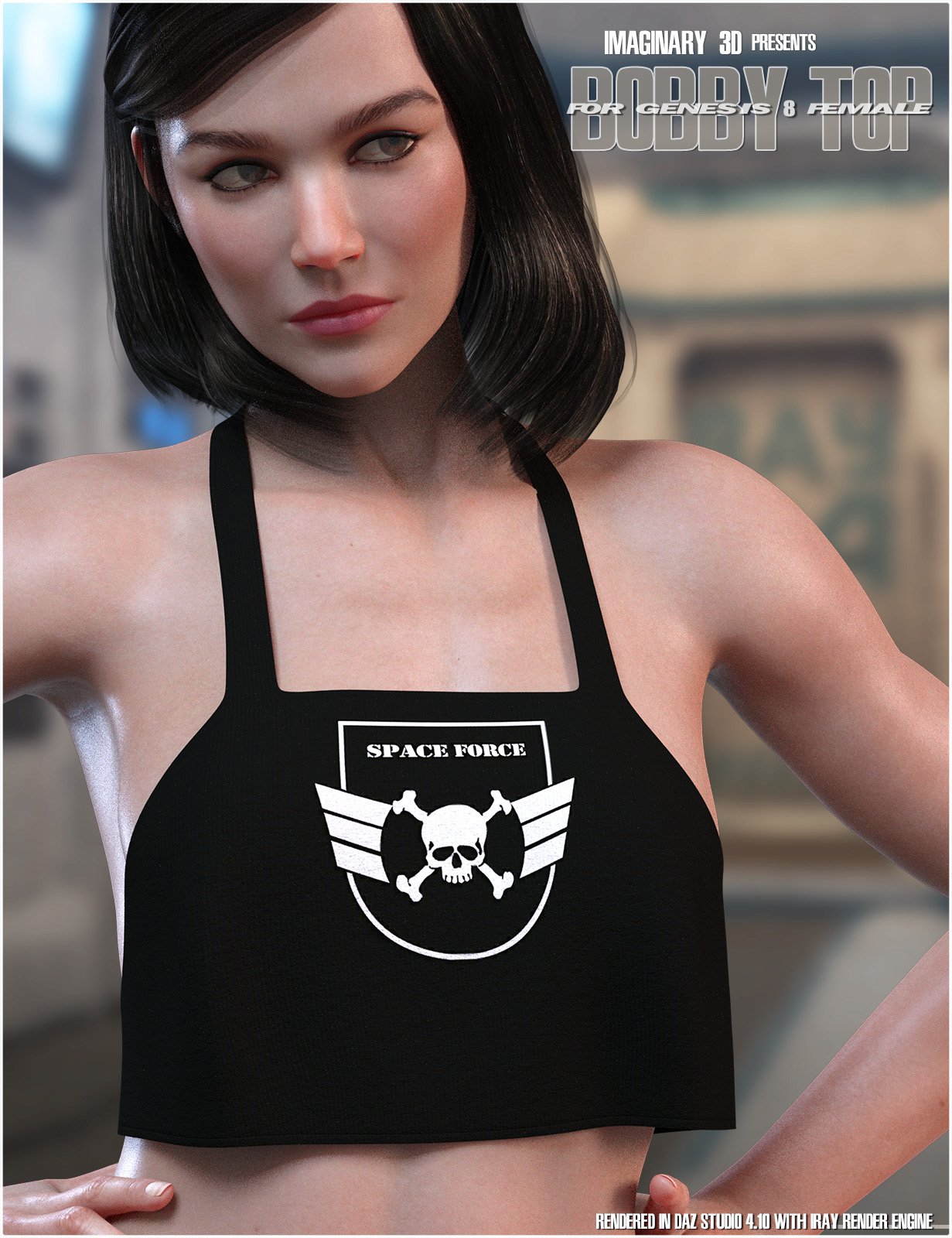 dForce Bobby Top for Genesis 8 Female