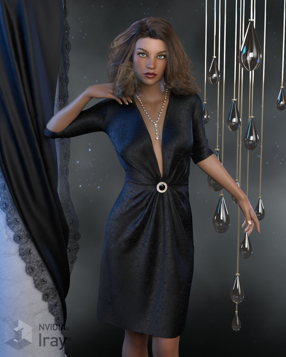 dForce Claire Outfit for Genesis 8 female