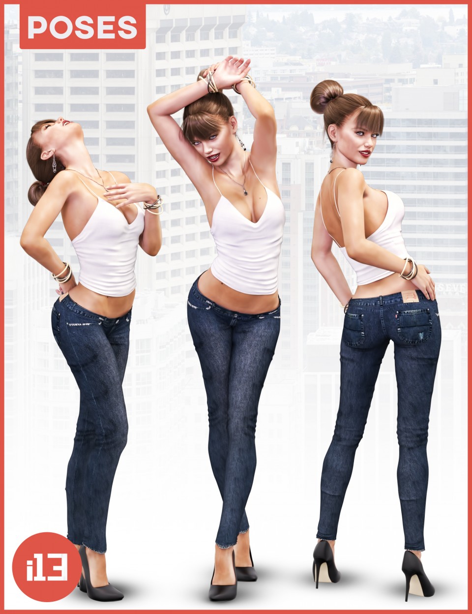 i13 Sizzle Pose Collection G3F