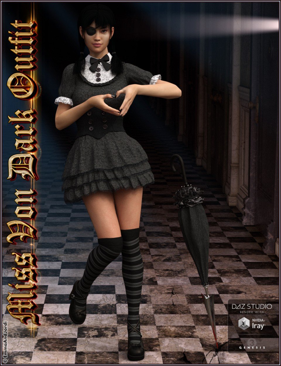 冯小姐创世3女装深色套装及配饰