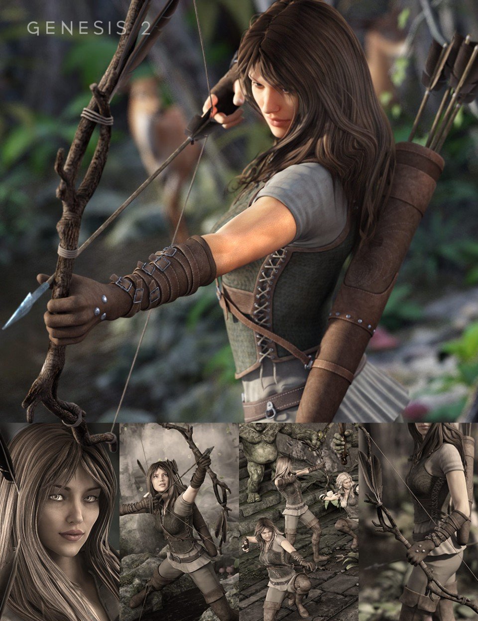 Ranger Bundle for Genesis 2 Female