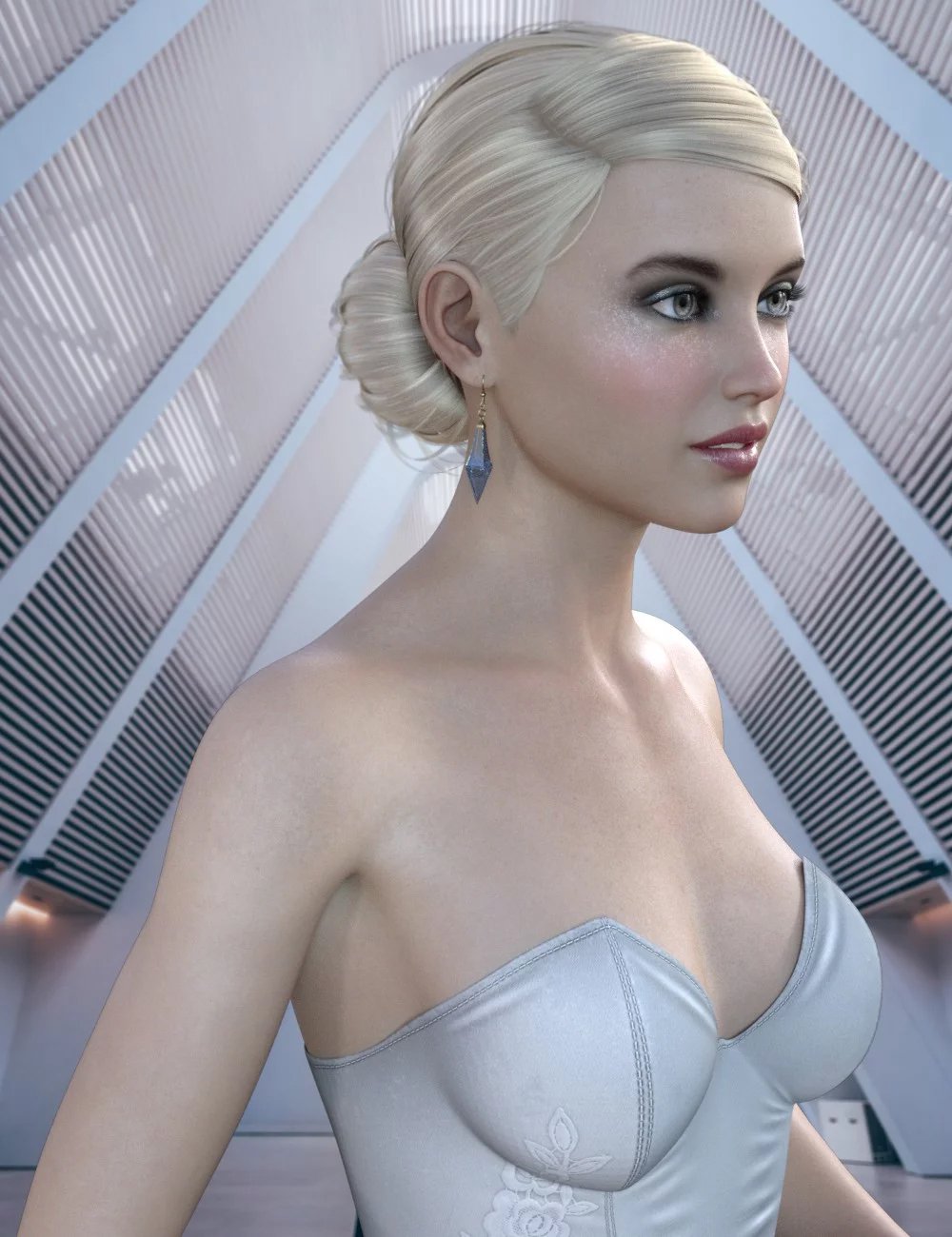 Adia Hair for CJ 8 and Genesis 8 Female(s)