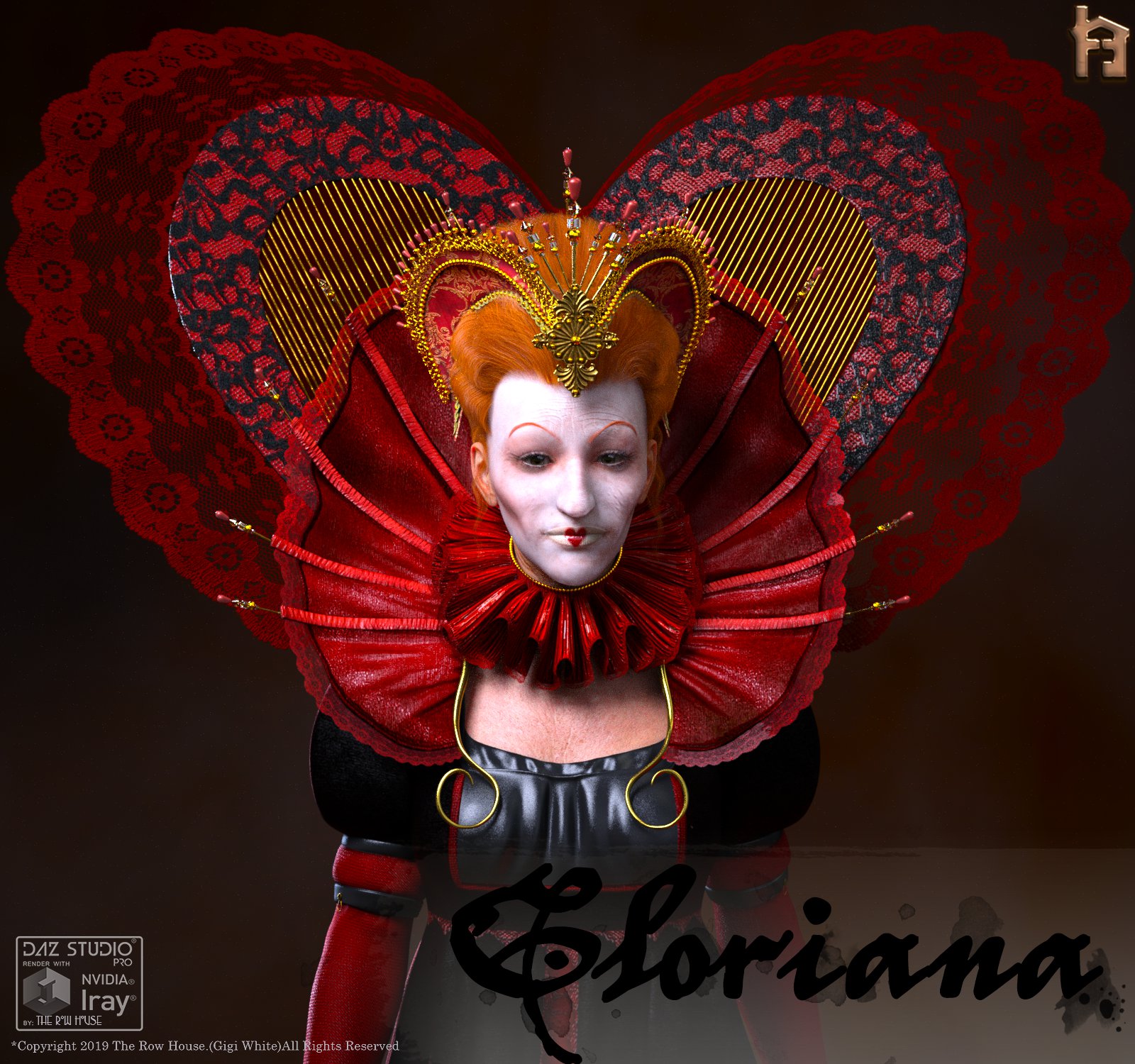 Gloriana elizabeth头饰G8F