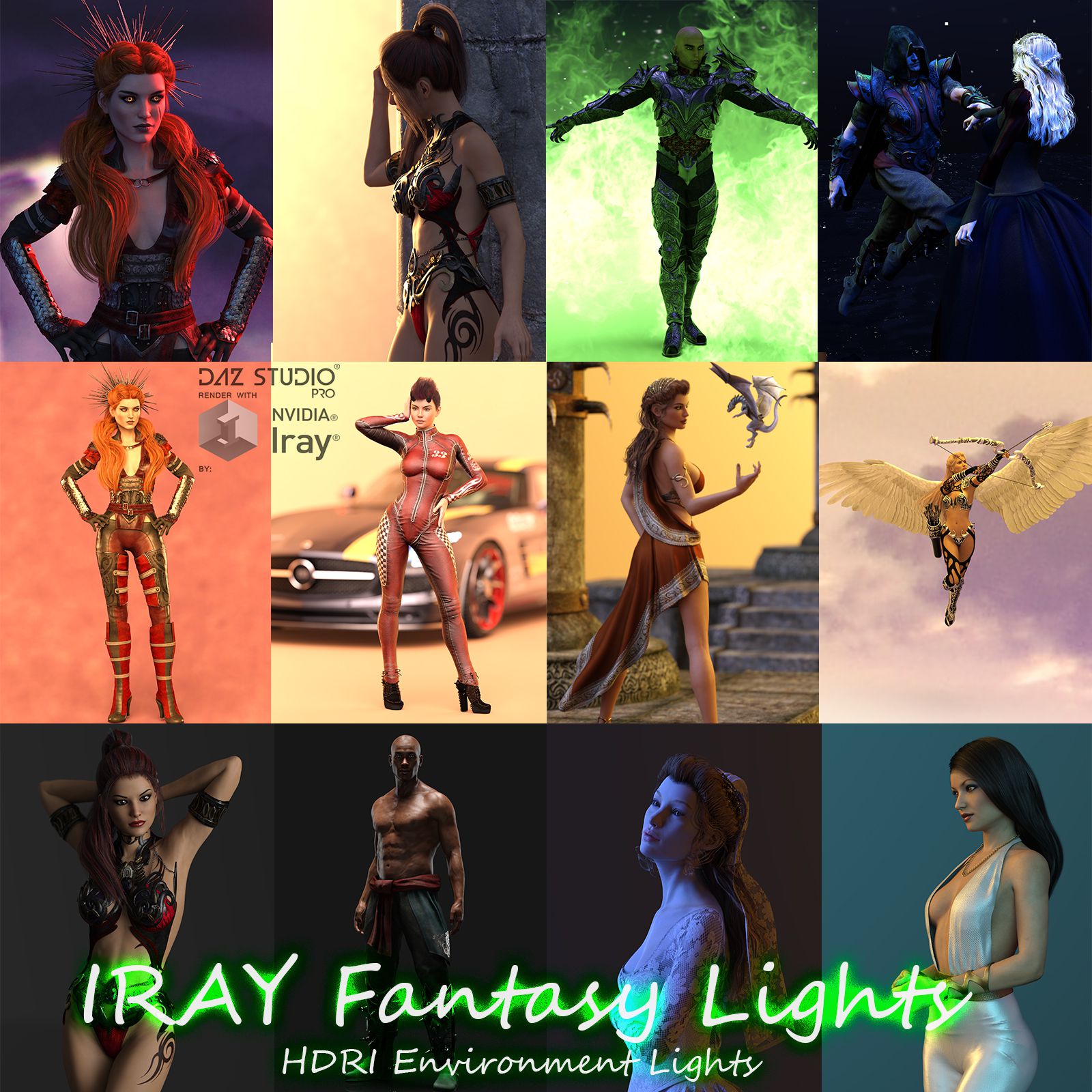 DAZ工作室的IRAY幻想灯