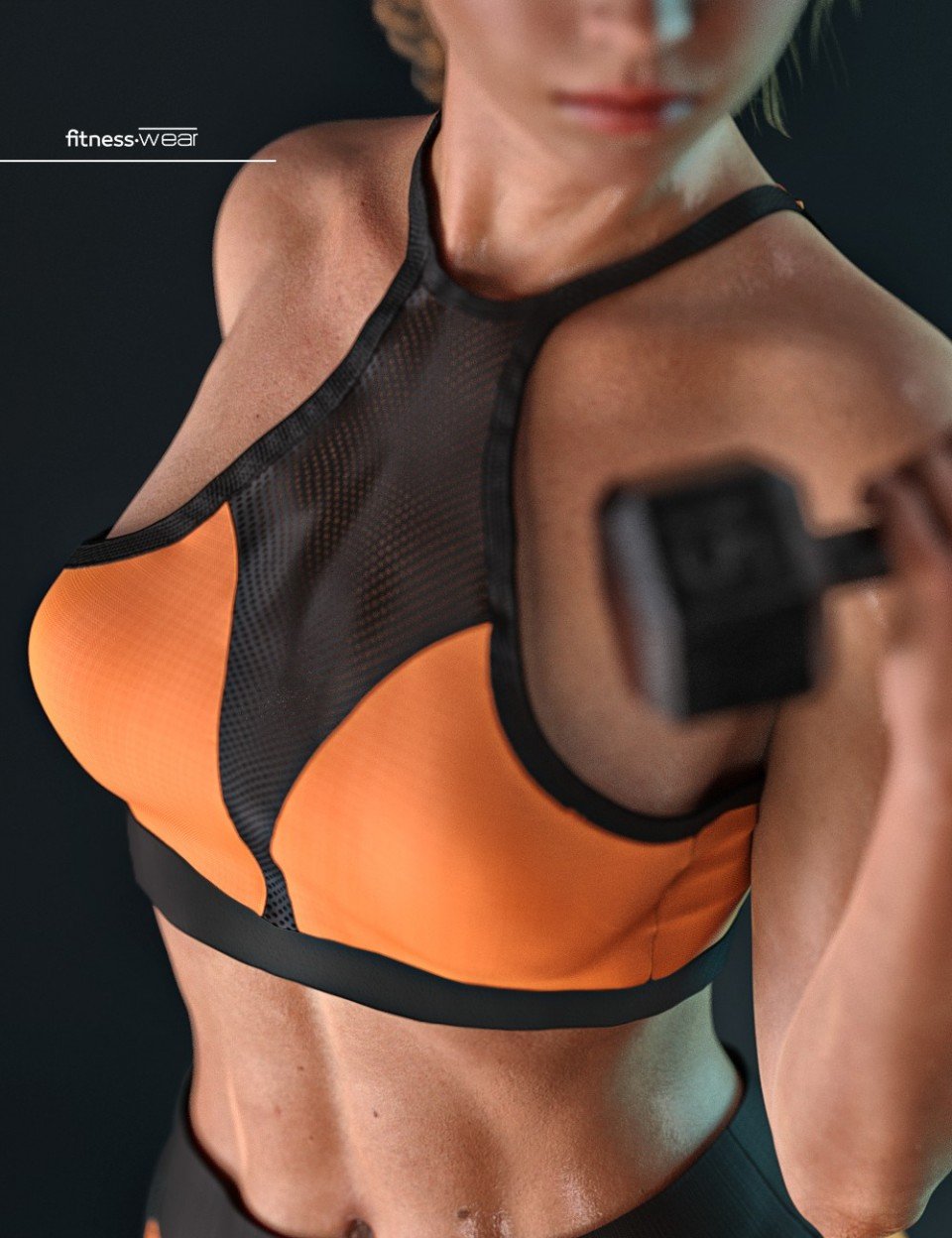 AJC I 'm So Fitness Outfit for Genesis 8 Female(s)