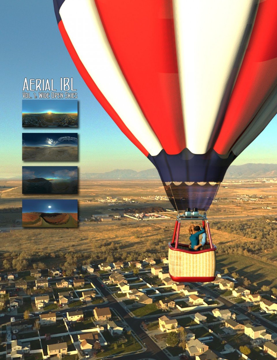 空中IBL开阔天空HDRI