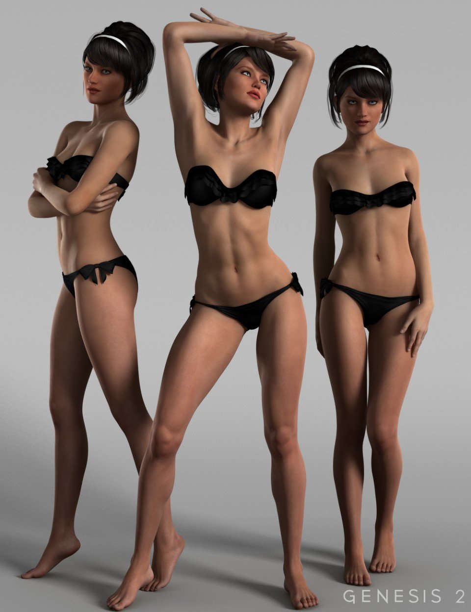 Dishy Delight为创世纪2中的女性摆姿势(s)