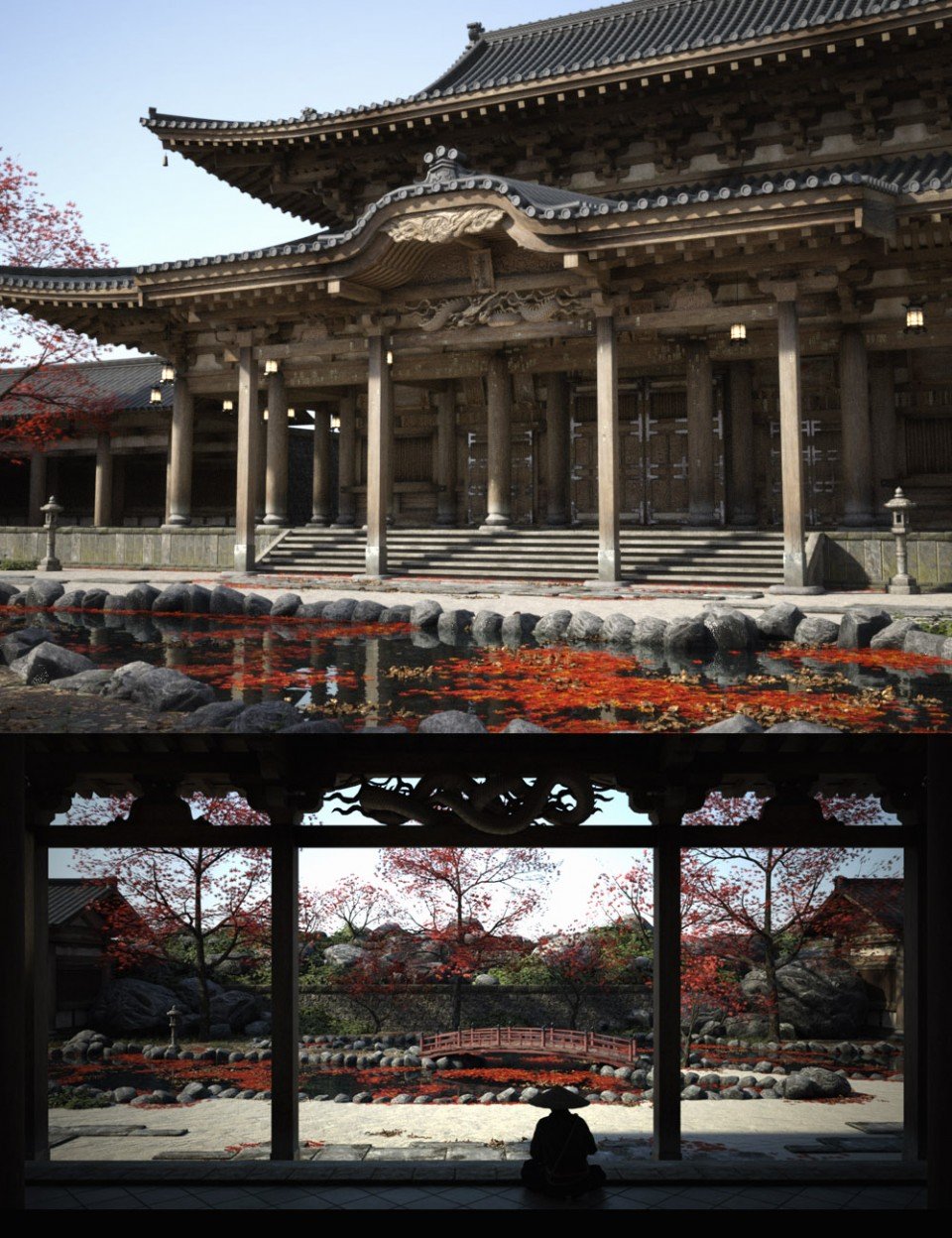 历史的日本寺庙