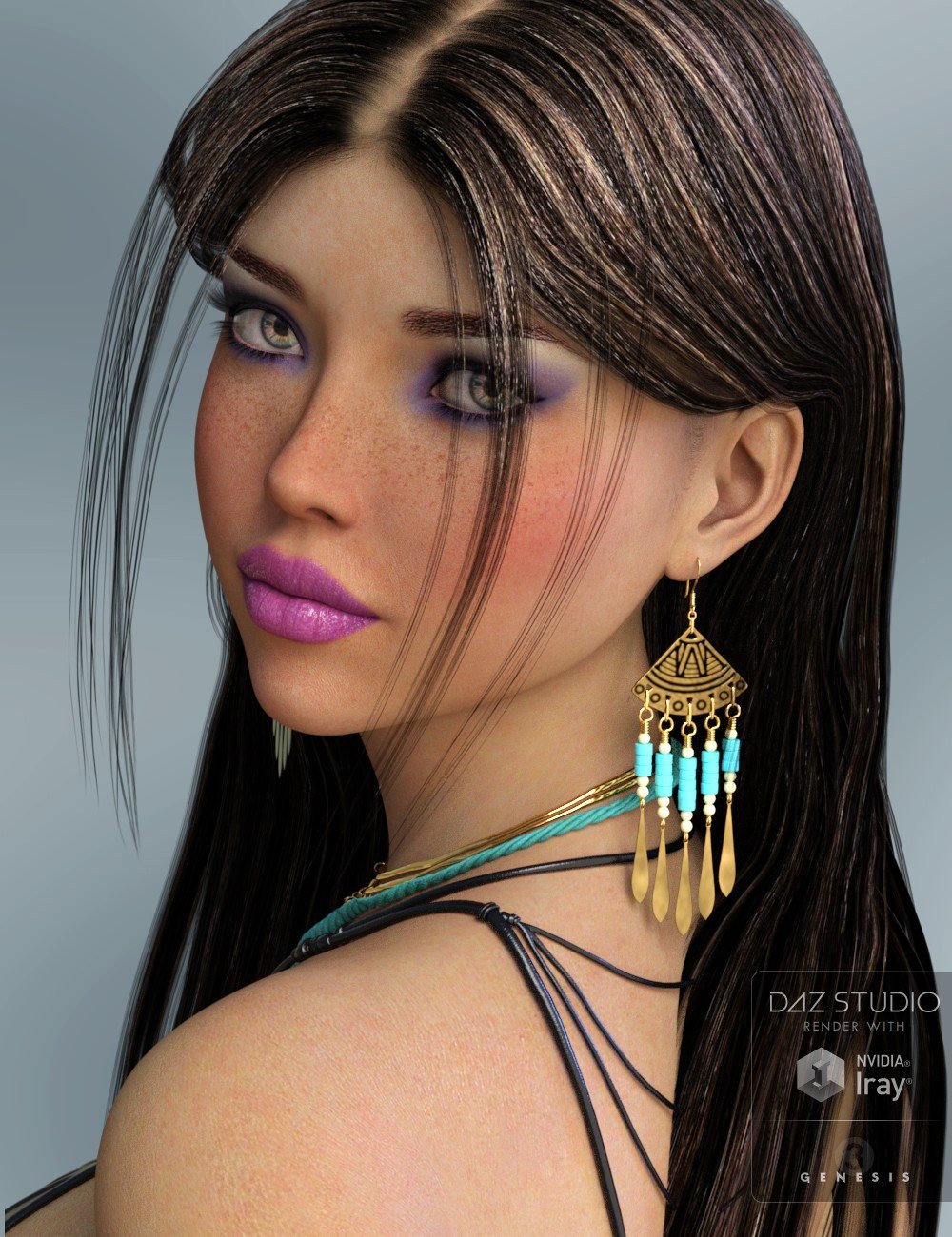 P3D Celine for Genesis 3 Female and Victoria 7