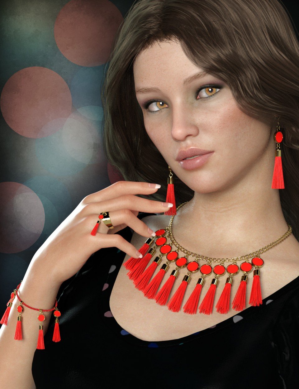 Genesis 8 Female(s)的流苏珠宝Mega Pack